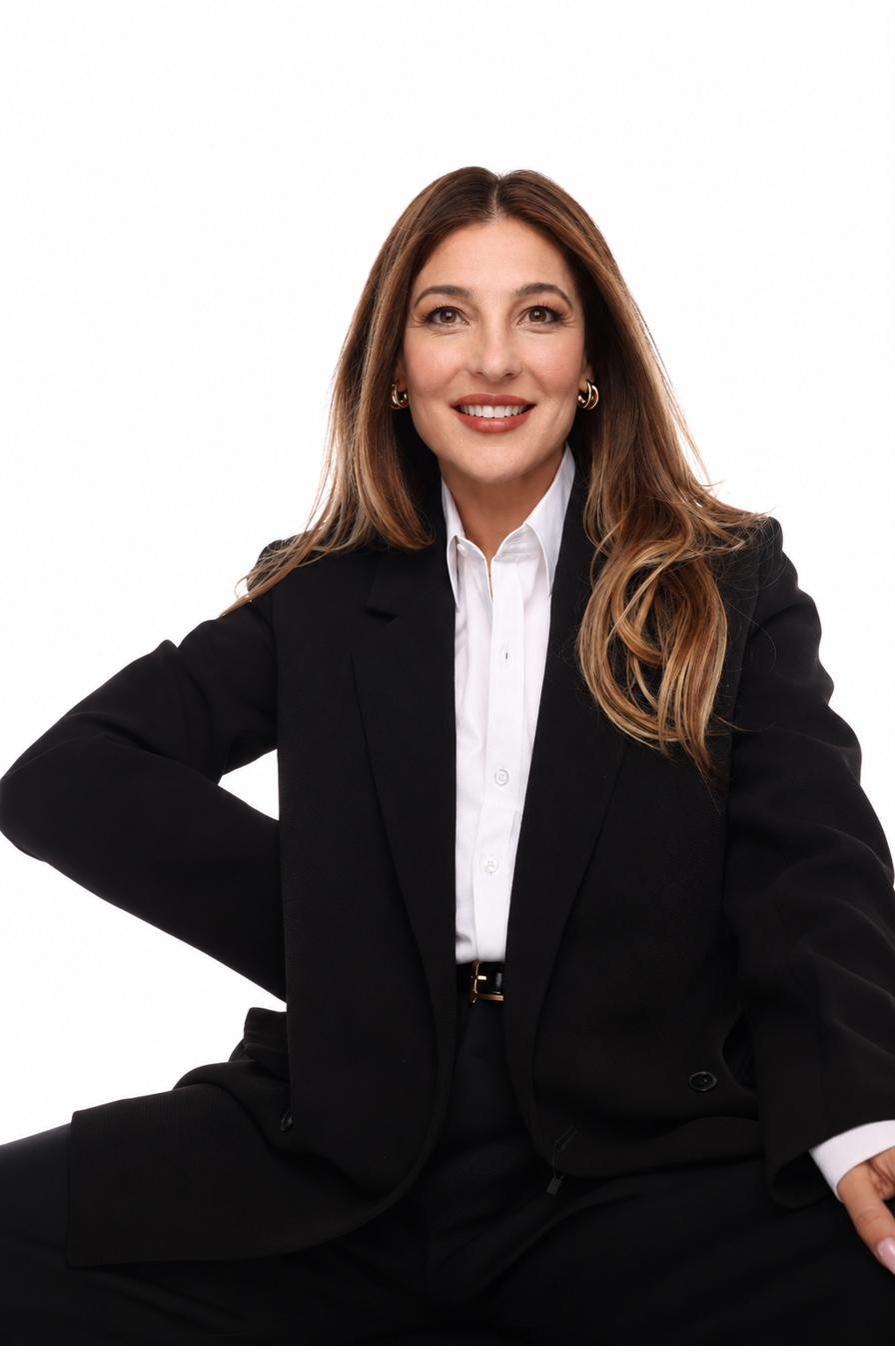 Dr. Danielle Canty in a black suit